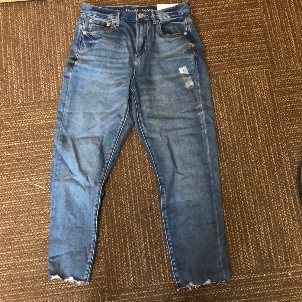 American Eagle high rise mom jeans